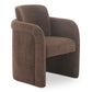 Mesto - Rolling Dining Chair - Dark Brown