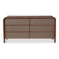 Rye - 6 Drawer Dresser - Warm Brown