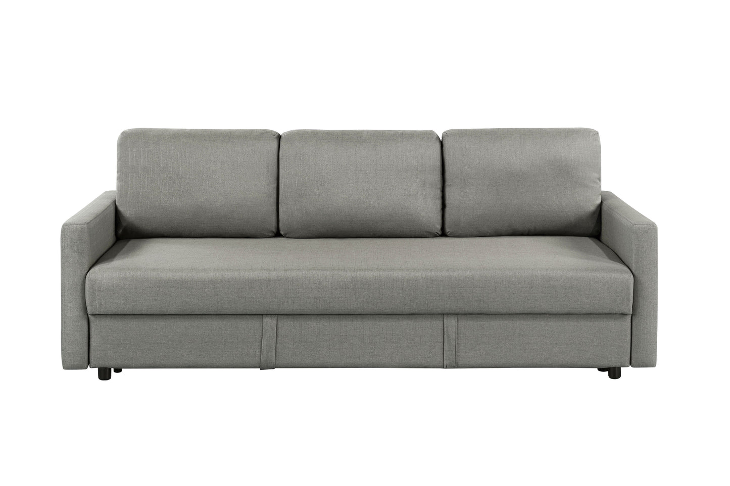 Odette - Convertible Sleeper Sofa With Storage - Gray