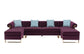 Maddie - Velvet Sectional Sofa