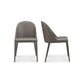 Burton - Dining Chair Chair Vegan Leather (Set of 2) - Gray