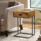 C-Table With Drawer - Brown