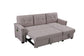 Ashlyn - Reversible Sleeper Sectional Sofa With Storage Chaise, USB Charging Ports And Pocket