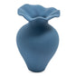 Ruffle - 12" Descorative Vessel - Light Blue