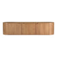 Theo - Media Bench - Natural Oak