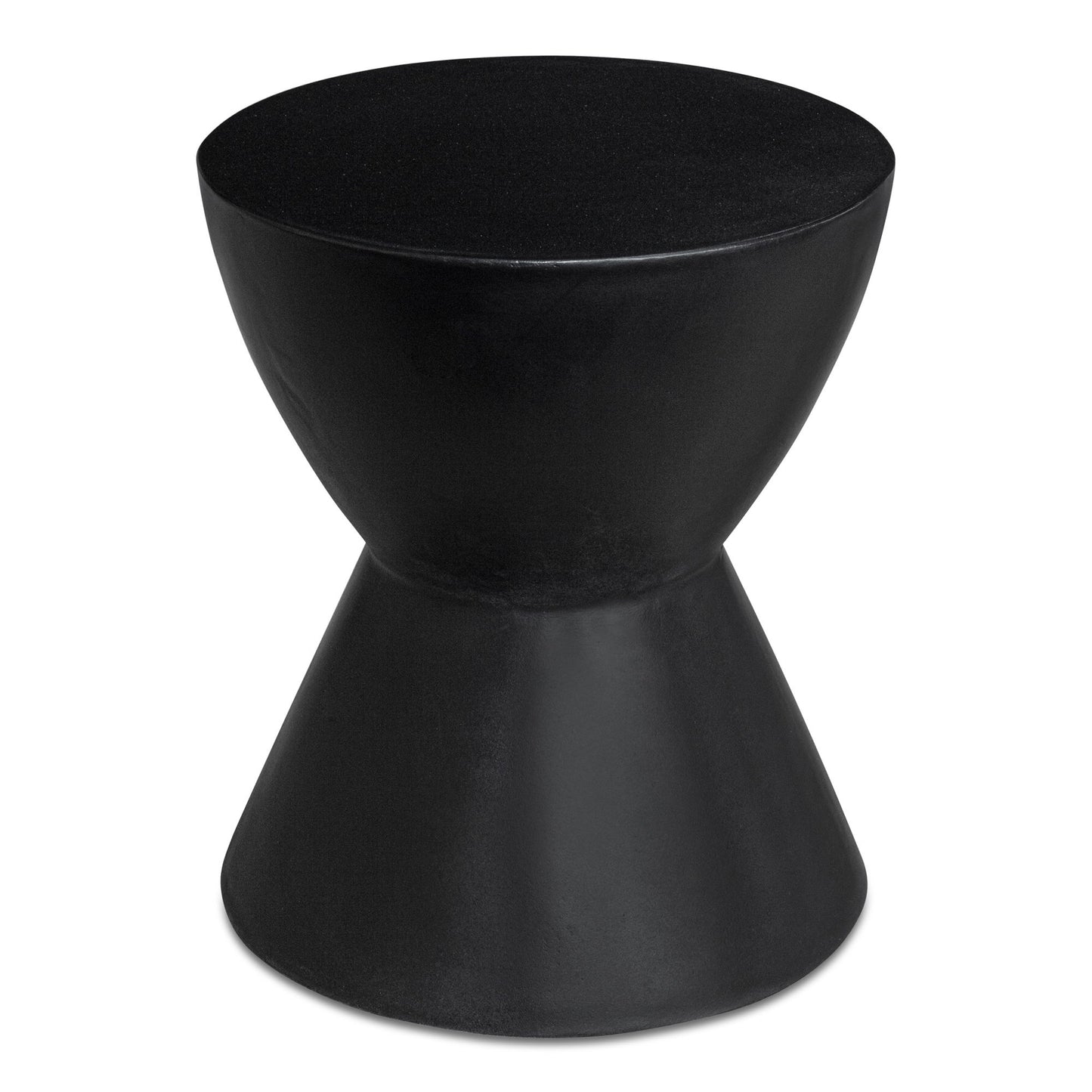 Hourglass - Outdoor Stool - Black