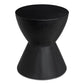 Hourglass - Outdoor Stool - Black