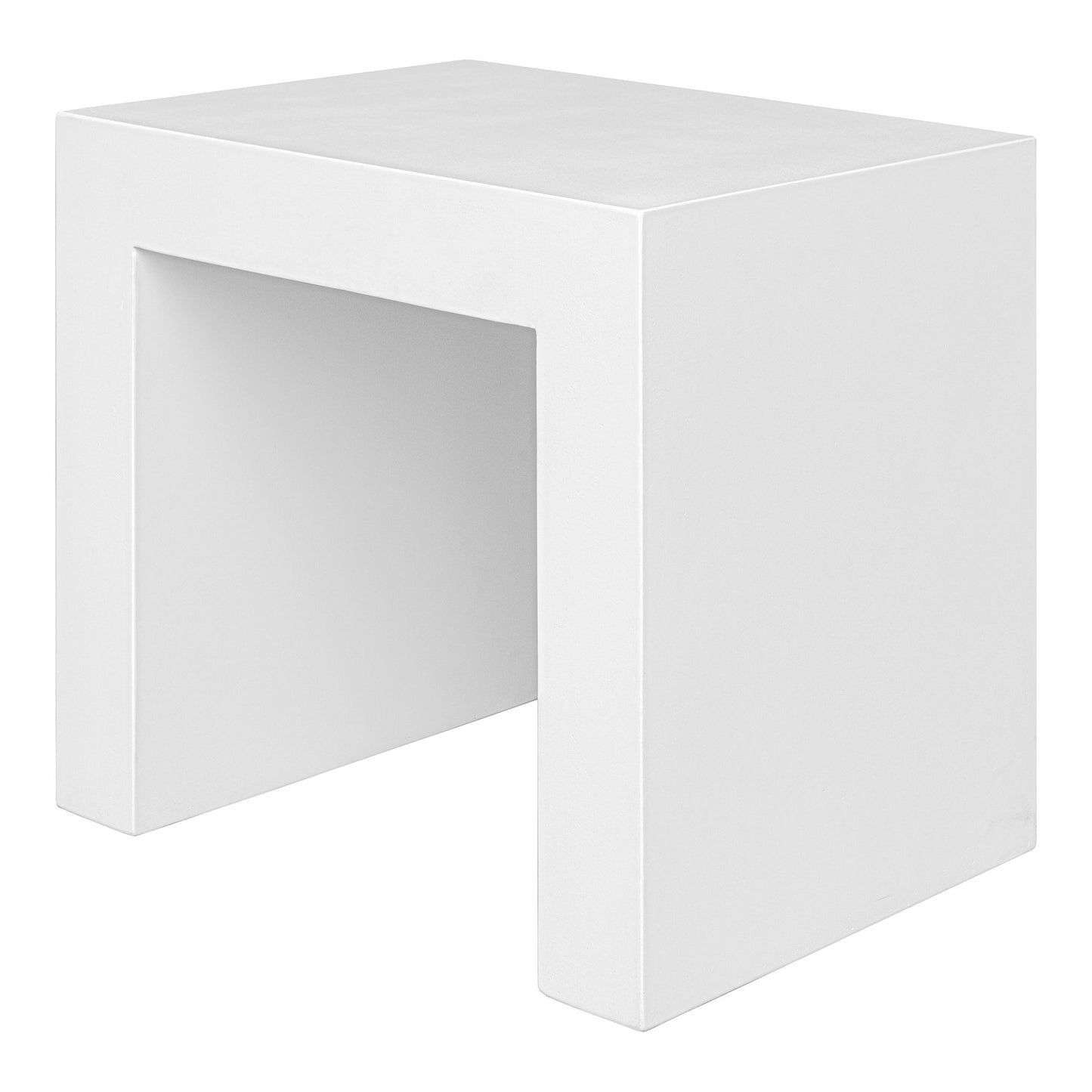 Lazarus - Outdoor Stool - White