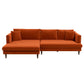 Blake - L Shaped Velvet Sectional Sofa