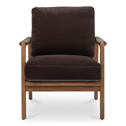 Fearne - Accent Chair - Dark Brown