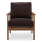 Fearne - Accent Chair - Dark Brown