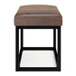 Reynolds - Small Bench - Distressed Chestnut Brown