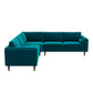 Amber - Velvet Corner Sectional Sofa