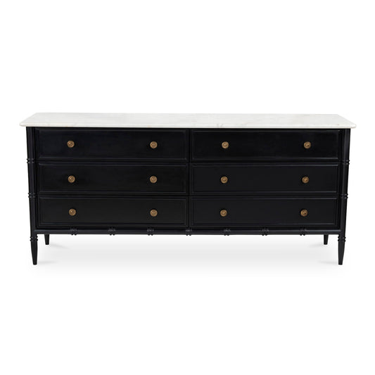 Eleanor - 6 Drawer Dresser - Black