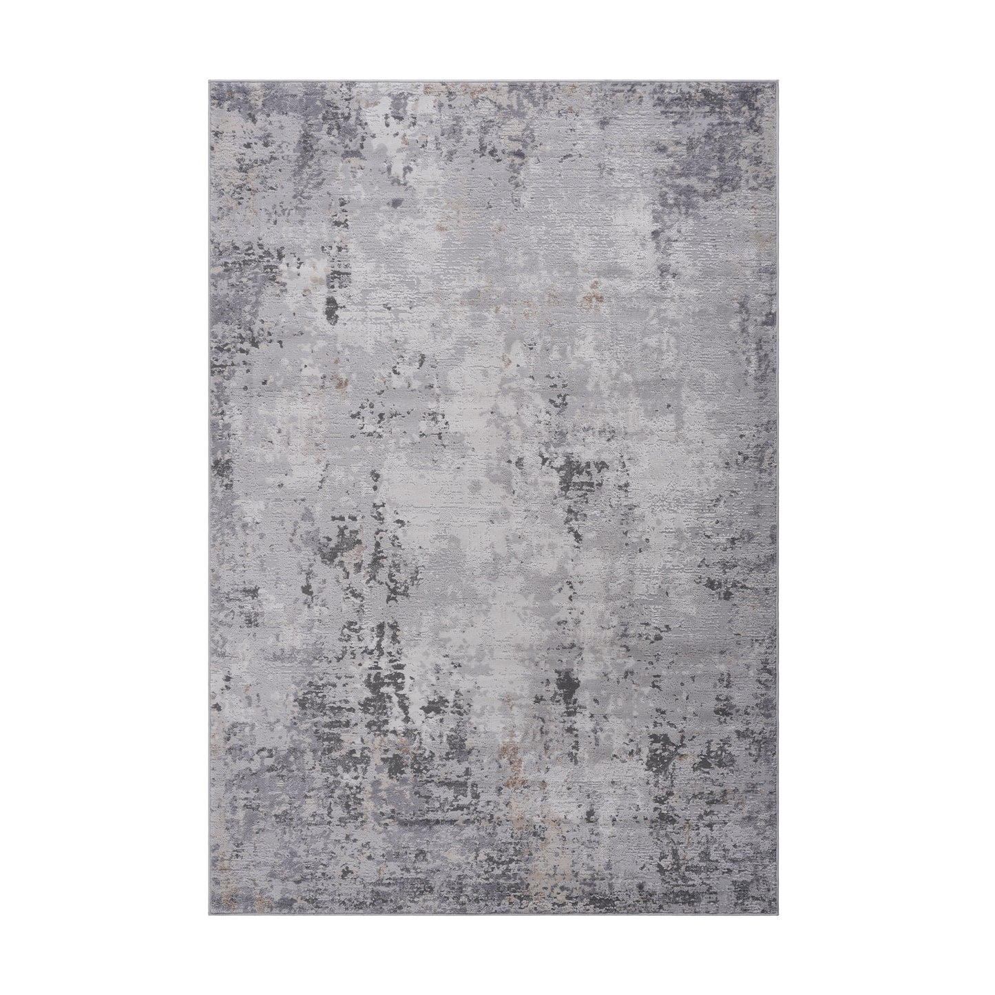 5' x 7' Abstract Non-Shedding Living Room Bedroom Dining Home Office Stylish And Stain Resistant Area Rug - Ivory / Sand