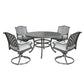 Outdoor Aluminum Dining Set With Cushion