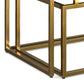 Macy - 2 Pieces Nesting Table - Black, Gold