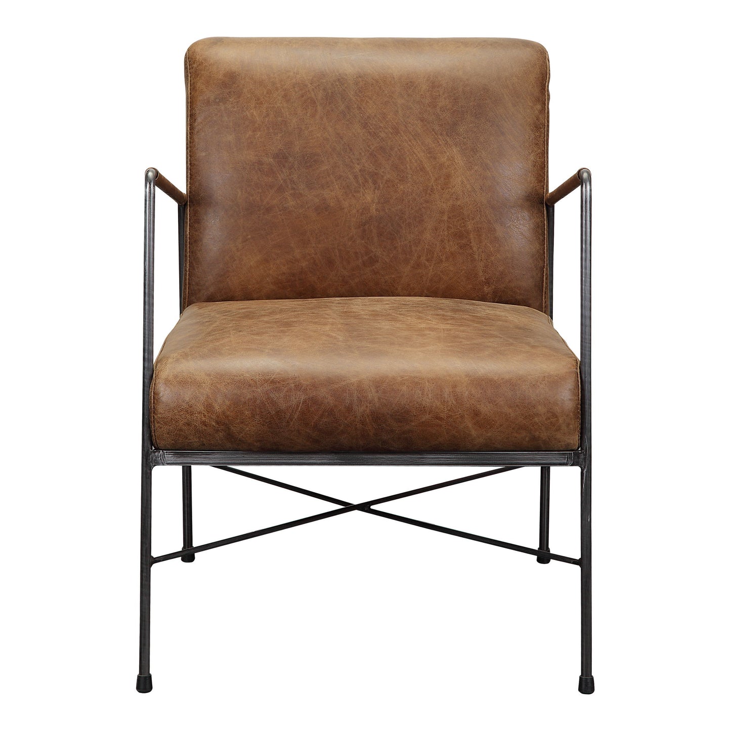 Dagwood - Leather Arm Chair - Brown