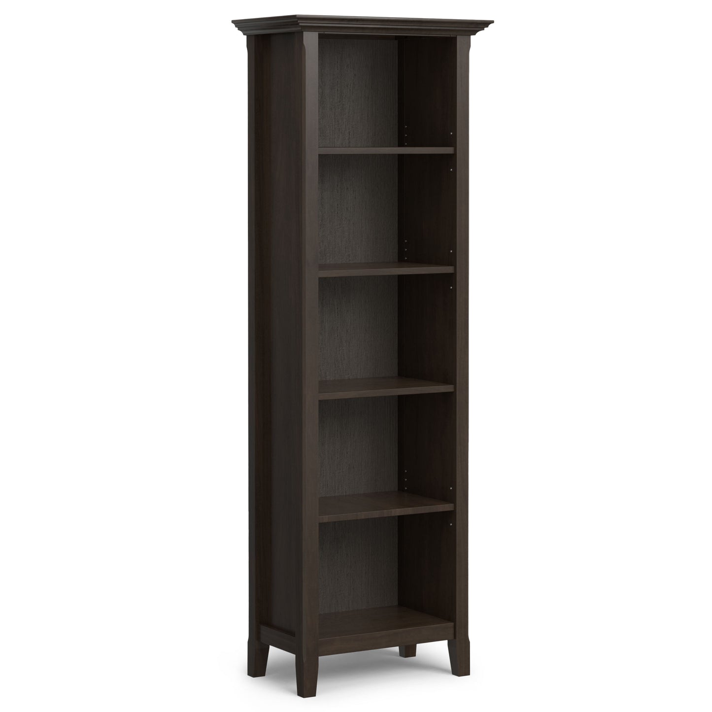 Amherst - 5 Shelf Bookcase - Brown