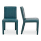 Monte - Dining Chair Vegan Leather (Set of 2) - Teal