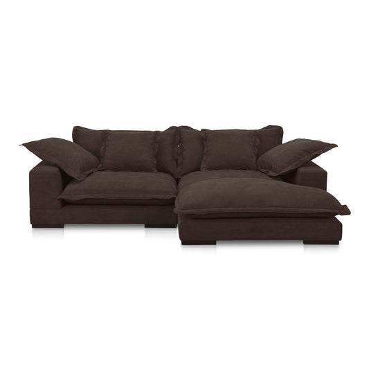 Daydream - Sectional Performance Fabric - Dark Brown