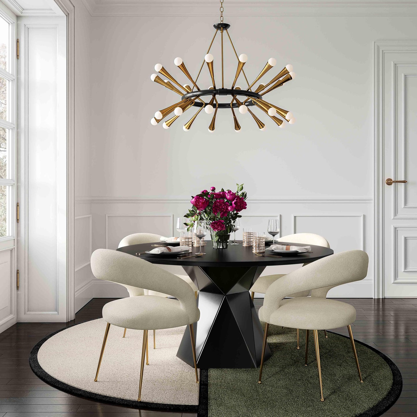 Iris - Glass Dining Table