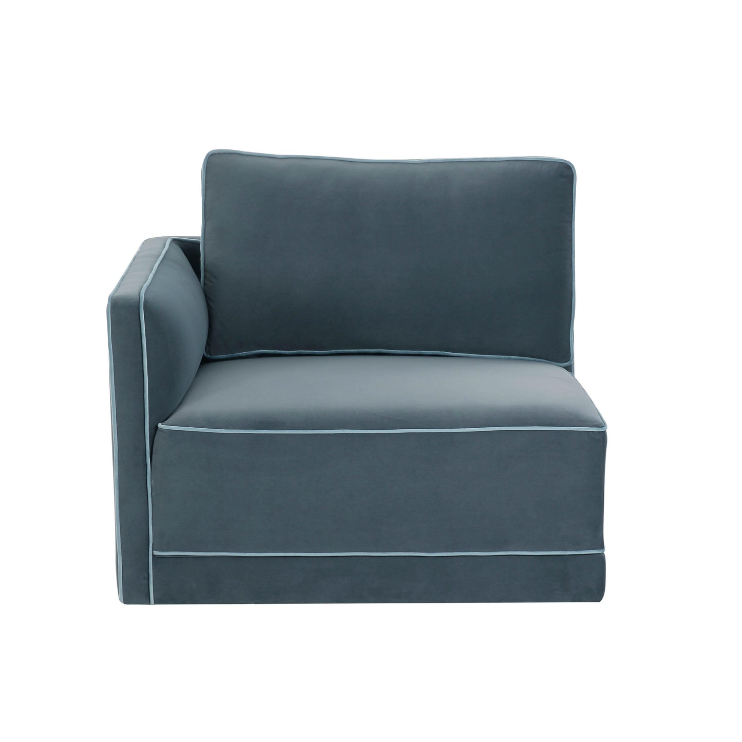 Willow - LAF Corner Chair - Misty Blue