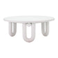 Tildy - Concrete Coffee Table - White