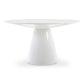 Otago - Round Dining Table - High Gloss White