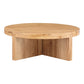 Folke - Round Coffee Table - Light Brown