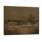 Ode - Framed Painting - Dark Brown