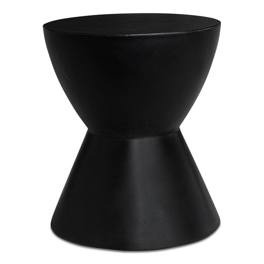 Hourglass - Outdoor Stool - Black