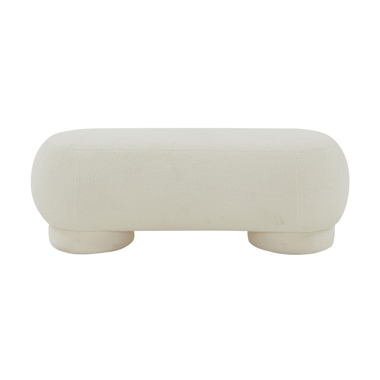 Mara - Vegan Shearling Ottoman