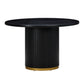 Chelsea - Round Dining Table - Black Oak