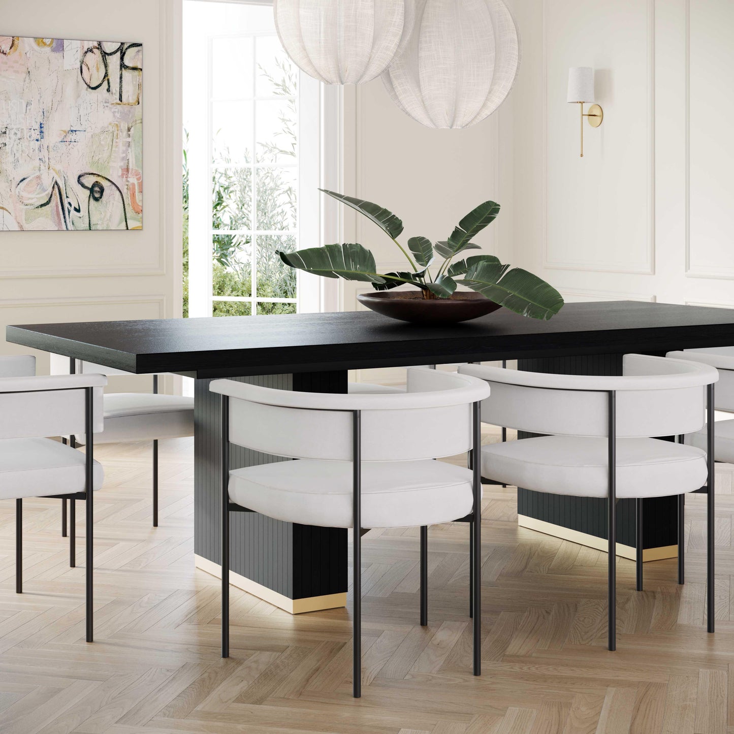 Chelsea - Rectangular Dining Table - Black Oak