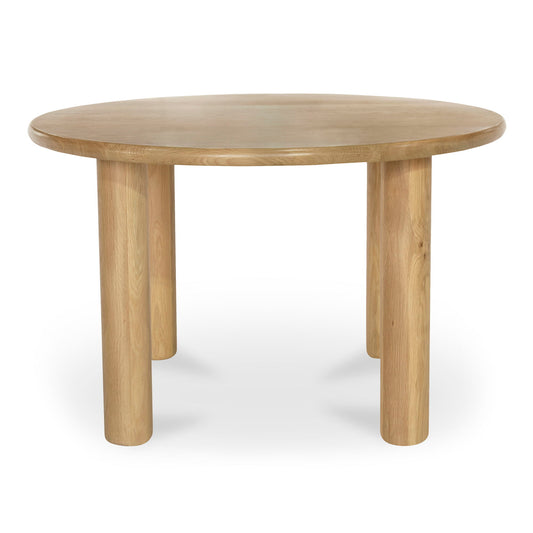 Milo - Round Dining Table - Natural Solid Oak