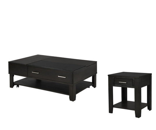 Bruno - 48" Wooden Lift Top Coffee Table Set