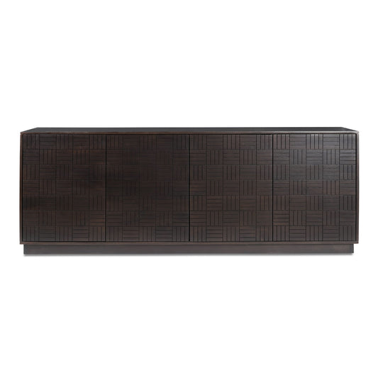 Denman - 4 Door Sideboard - Dark Brown