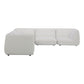 Zeppelin - Classic L Modular Sectional - White