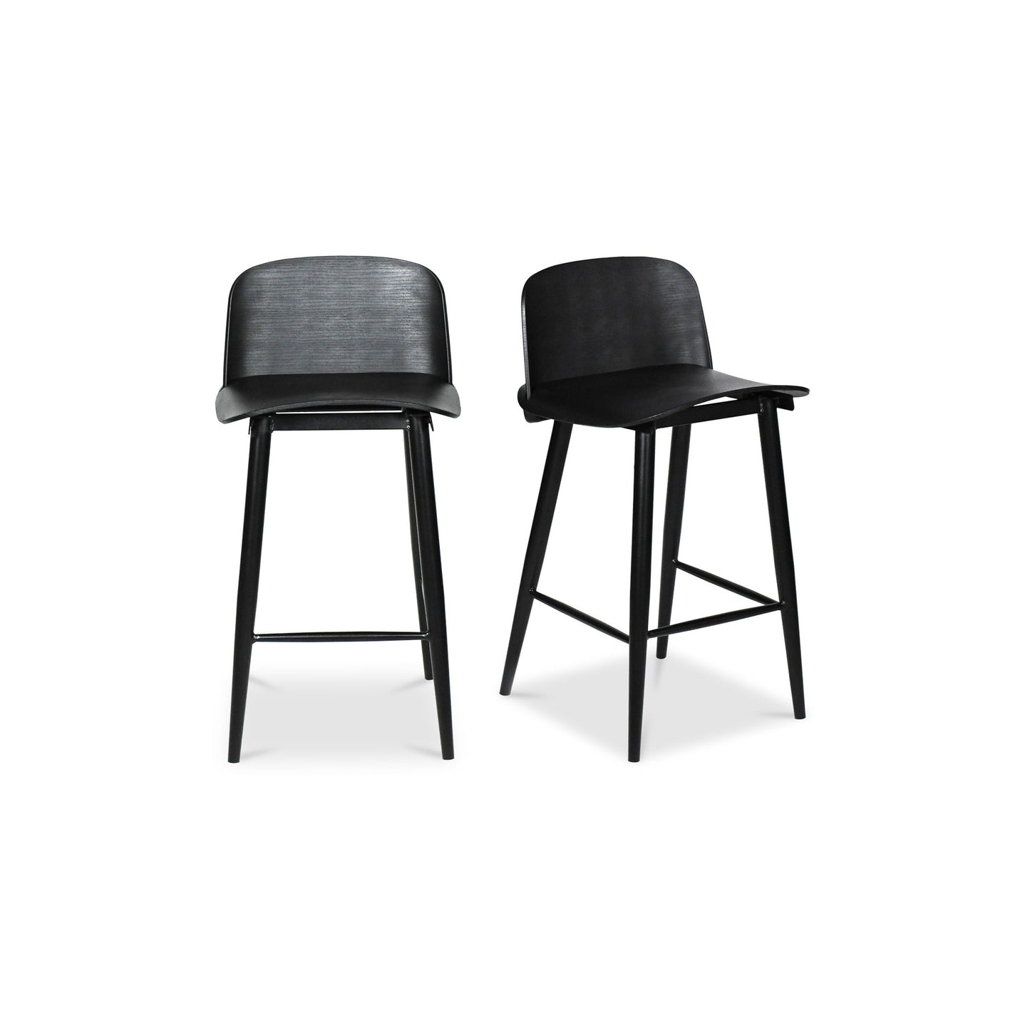 Looey - Counter Stool Stool (Set of 2) - Black