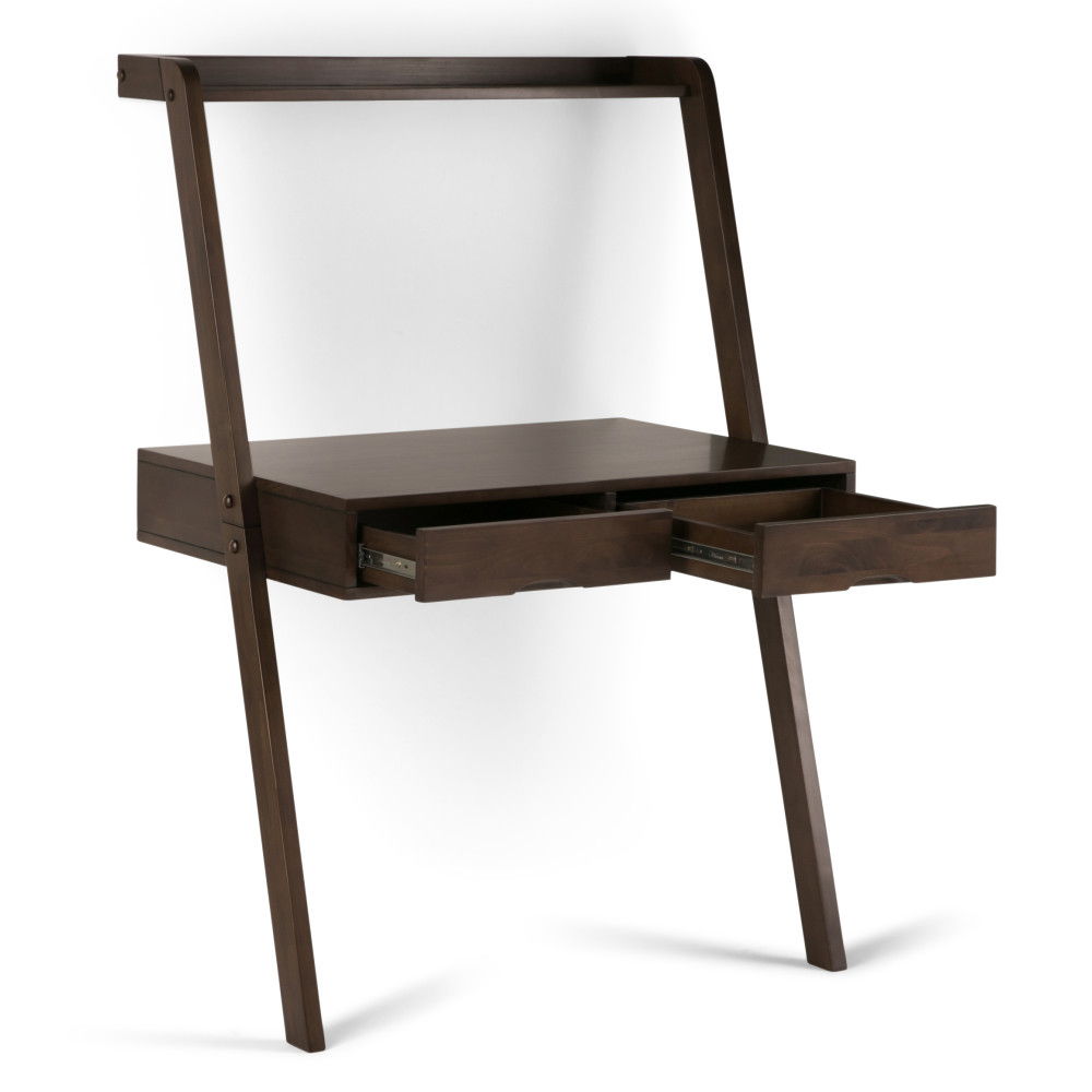 Aleck - Desk - Warm Walnut Brown