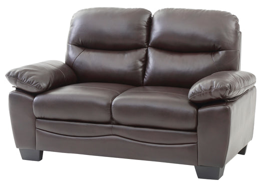 Marta - Loveseat - Dark Brown