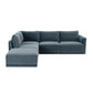 Willow - Modular LAF Sectional - Misty Blue