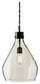 Avalbane - Clear / Gray - Glass Pendant Light