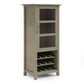 Avalon - High Storage, Wine Rack Cabinet