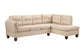 Dalia - Linen Modern Sectional Sofa With Chaise