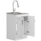 Darwin - Deluxe Laundry Cabinet With Pull-Out Faucet And Stainless Steel Sink