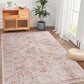 5' x 8' Area Rug, Washable Rug, Low-Pile, Non-Slip, Non-Shedding, Foldable, Kid & Pet Friendly Area Rugs For Living Room, Bedroom, Kitchen, Dining Room Rug - Beige