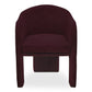 Clara - Dining Chair Performance Fabric - Plum