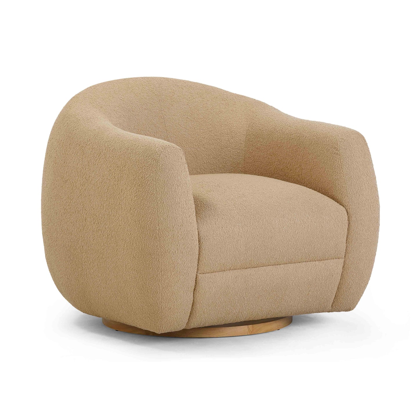 Judy - Boucle Swivel Chair